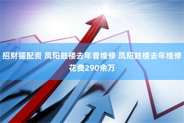 招财猫配资 凤阳鼓楼去年曾维修 凤阳鼓楼去年维修花费290余万
