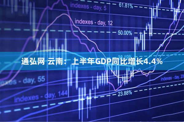 通弘网 云南：上半年GDP同比增长4.4%